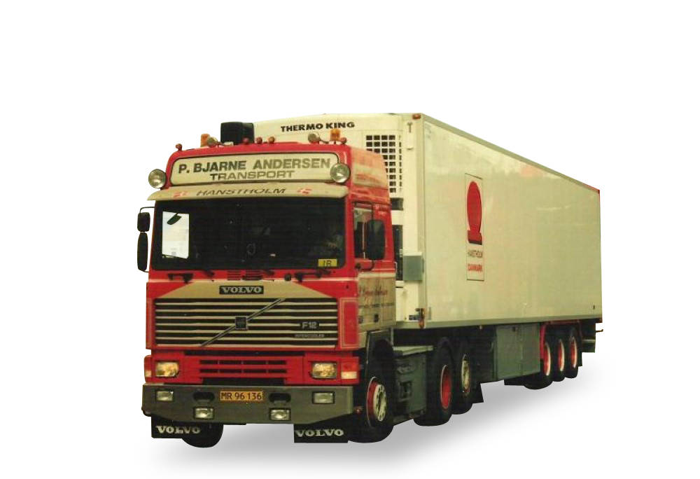 Volvo F12 refrigerted semitrailer "Bjarne Andersen"