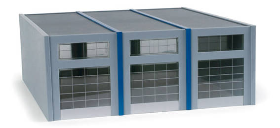 Bausatzerweiterung Speditionsgebäude (3 Fahrzeughallen)