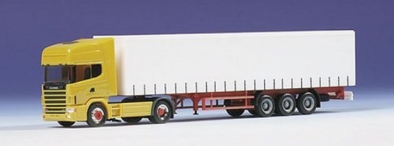 Scania 124 TL curtain plane saddle train 2A/3A