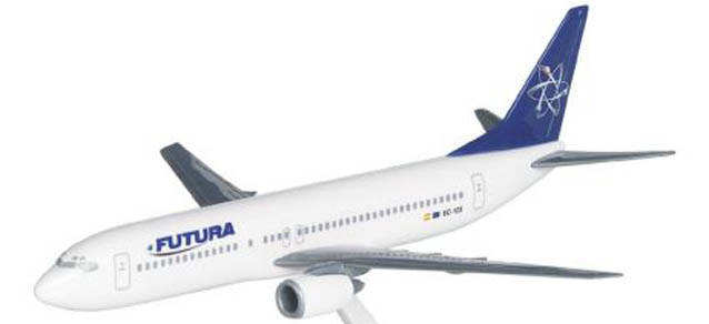Futura Boeing 737-800. This item comes / came in Wooster branded packaging.