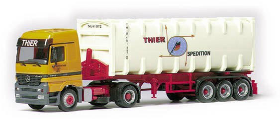 Mercedes-Benz Actros LH bulk container semi Thier