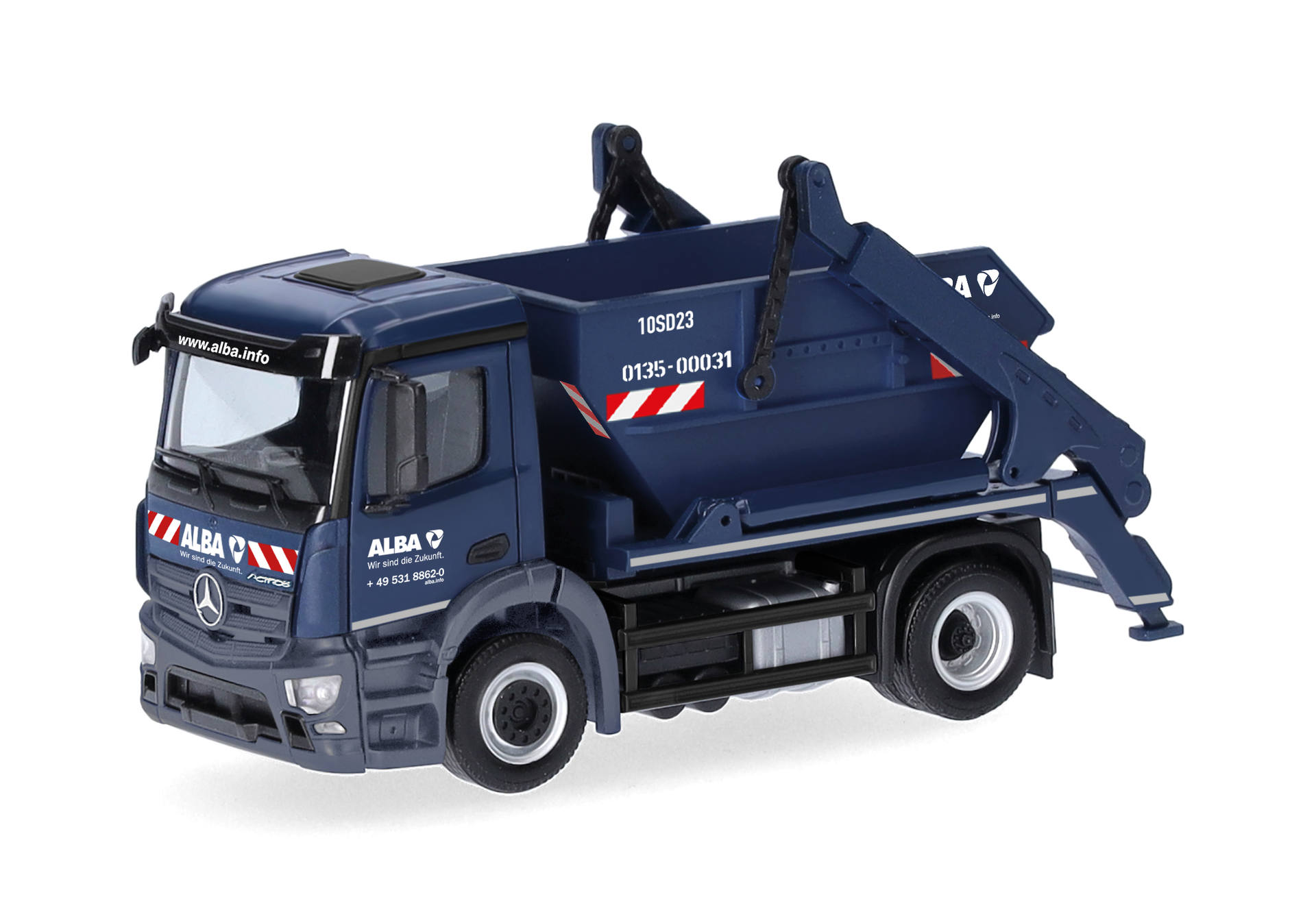 Mercedes-Benz Actros S skip loader AK12 "ALBA"