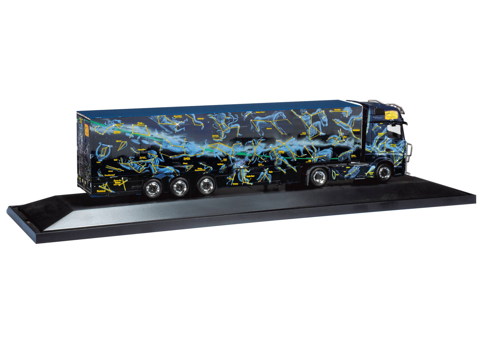 Mercedes-Benz Actros Gigaspace Kühlkoffer-Sattelzug "Herpa Nr. 13 / Sternbilder und Sternzeichen", PC