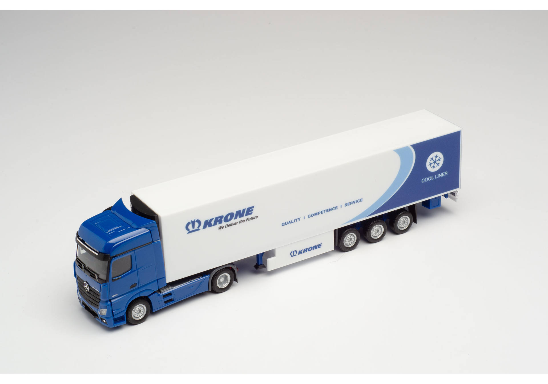 Mercedes-Benz Actros Bigspace refrigerator box semitrailer truck "Krone"