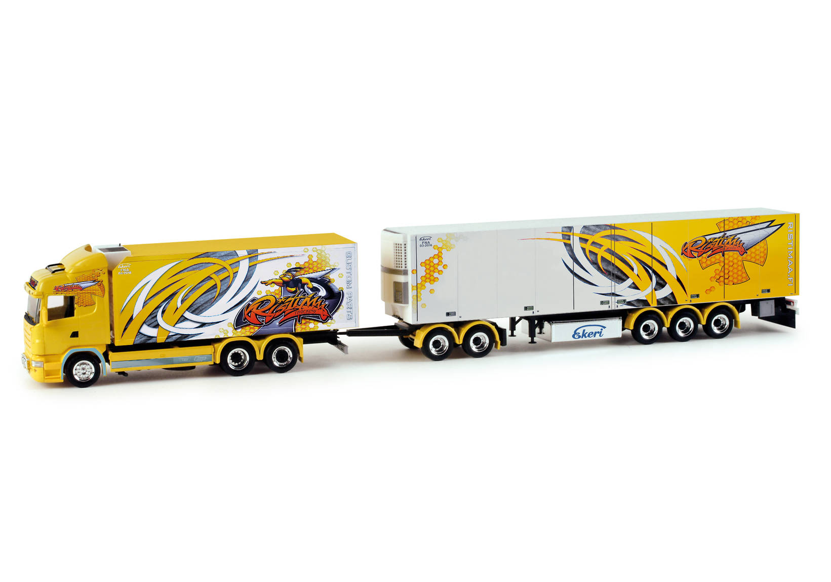 Scania R 04 HL refigerated box EuroCombi "Ristimaa Trucking"