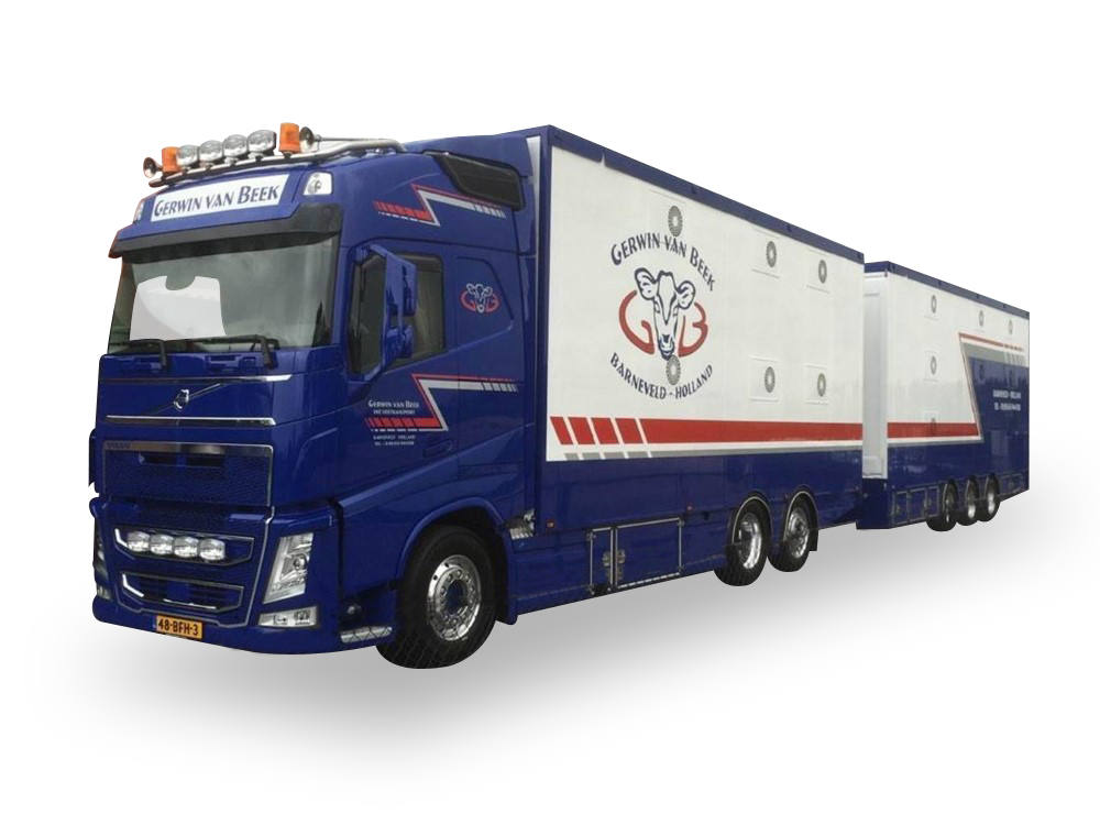 Volvo FH Gl. box Trailer "Gerwin van Beek"