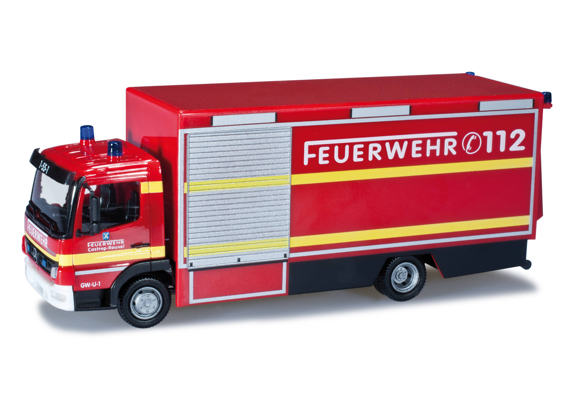 Mercedes-Benz Atego Koffer-LKW mit Ladebordwand "Feuerwehr Castrop-Rauxel"