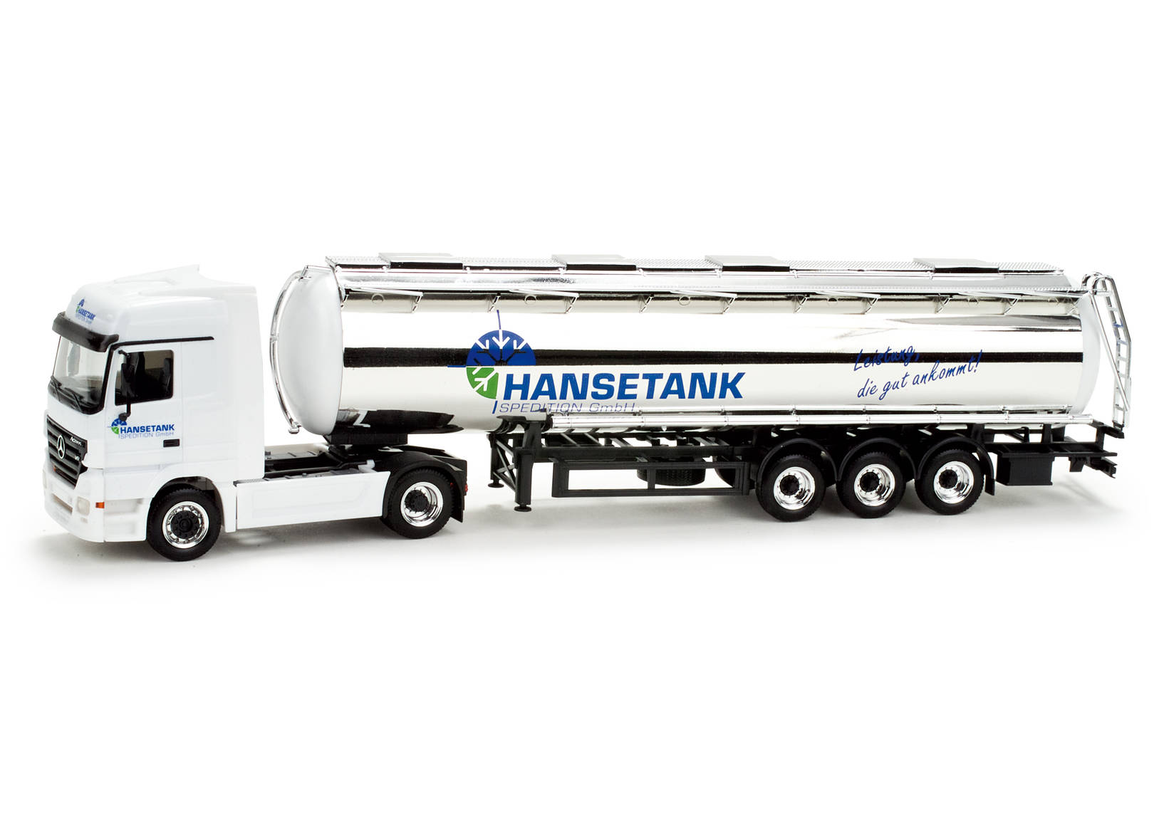 Mercedes-Benz Actros chromium plated semitrailer "Hansetank"