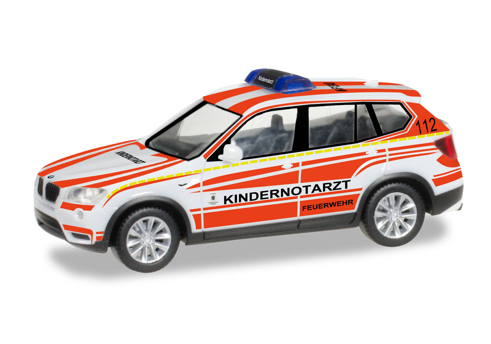 BMW X3 Kindernotarzt-Fahrzeug "Feuerwehr München"