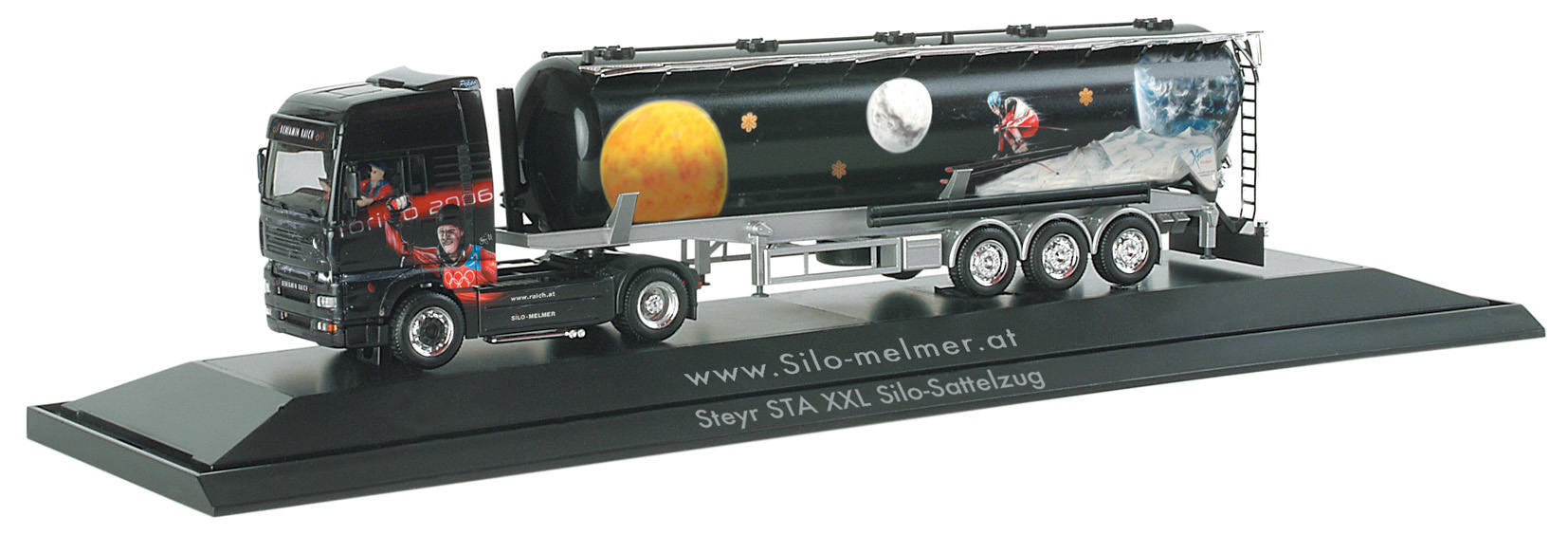 Steyr STA XXL silo semi trailer "Melmer / Raich" (A)