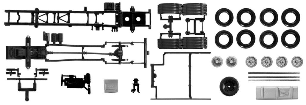 Chassis Trucks MAN Euro 6, 7,45 m, 3axleContent: 2 pcs.