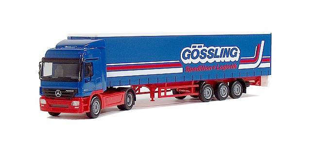Mercedes-Benz Actros L Gardinenplanen-Sattelzug "Gössling"