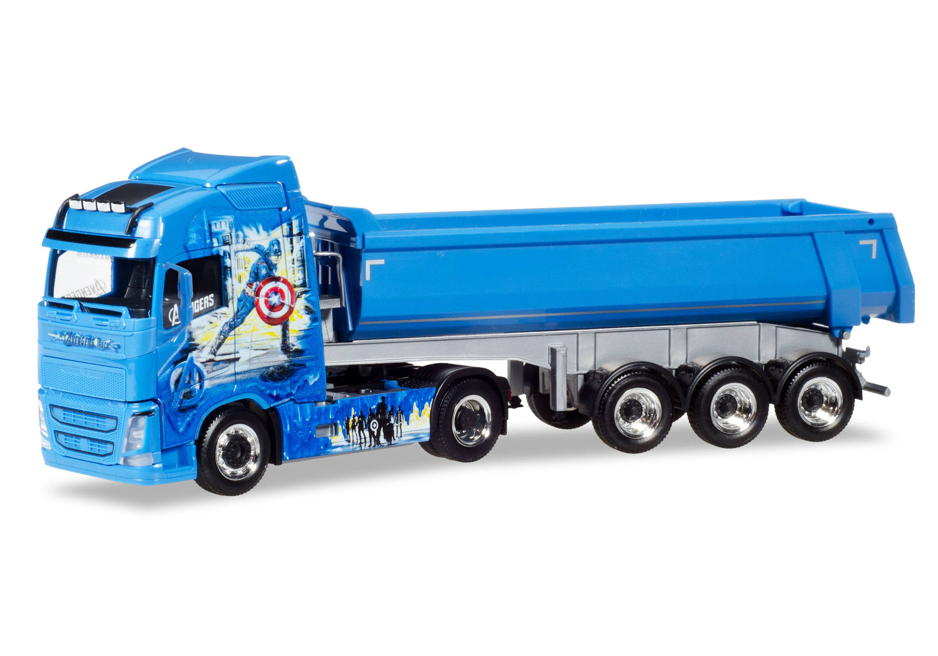 Volvo FH GL dump semitrailer "BW Trans / Avenger Truck"