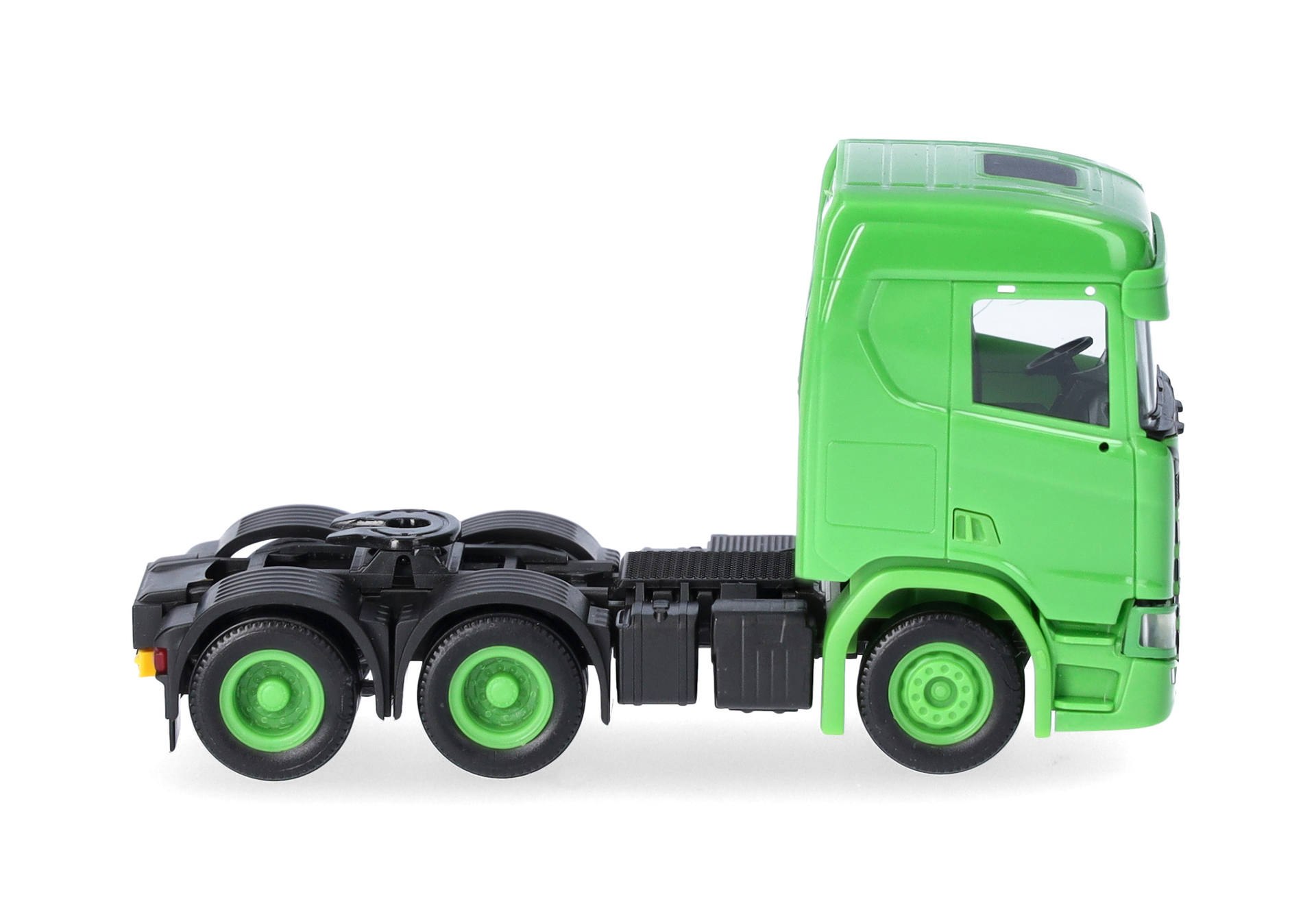 truck, tractor, toy truck, green truck, trailer chassis