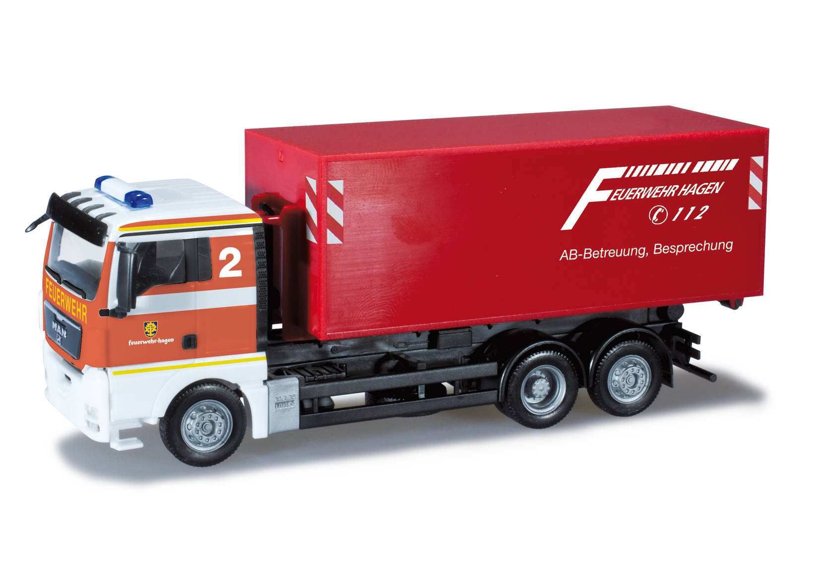 MAN TGX XL Abrollcontainer-LKW "Feuerwehr Hagen"