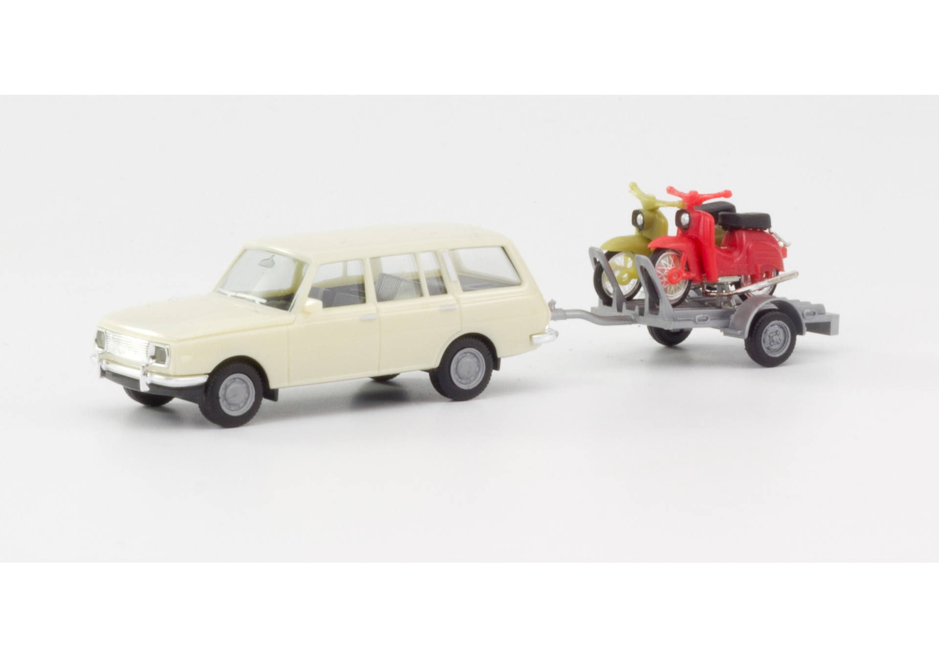 Wartburg 353 `66 Tourist with trailer and 2 Simson
