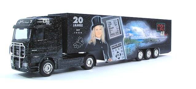 Mercedes-Benz Actros L box semitrailer "MRU"