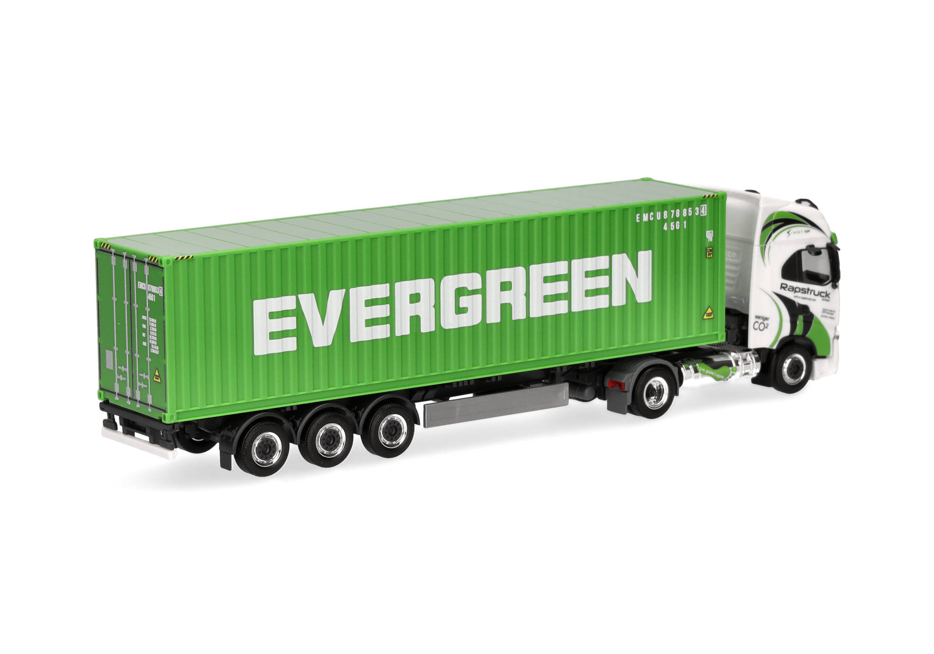 Iveco S-Way LNG 40ft. Container-Sattelzug "Rapstrucks / Evergreen"