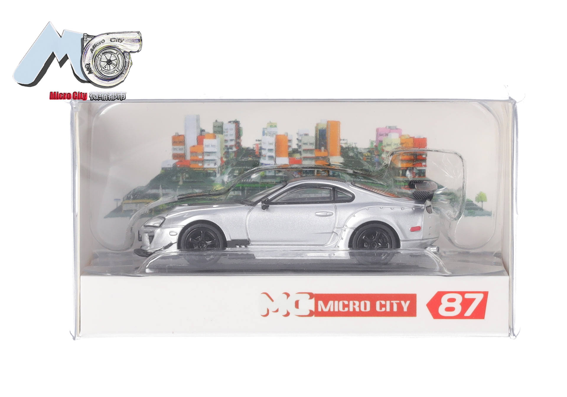 MicroCity: Toyota Supra, silber (1993-2002)