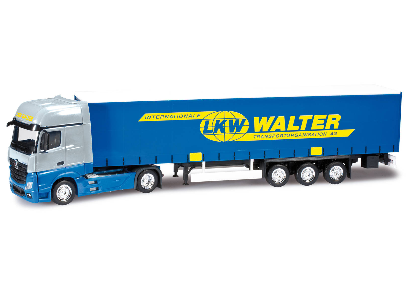 Mercedes-Benz Actros Gigaspace curtain canvas semitrailer "LKW Walter" (A)