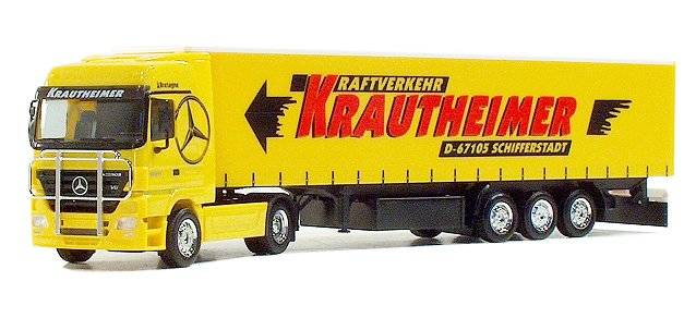 Mercedes-Benz Actros LH '02 Curtain canvas semitrailer "Krautheimer"