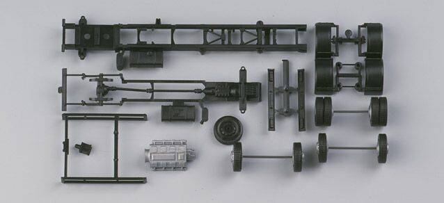 chassis for truck Renault AE facelift 3-axle with set of wheels (7,45m)Content: 2 pcs.
