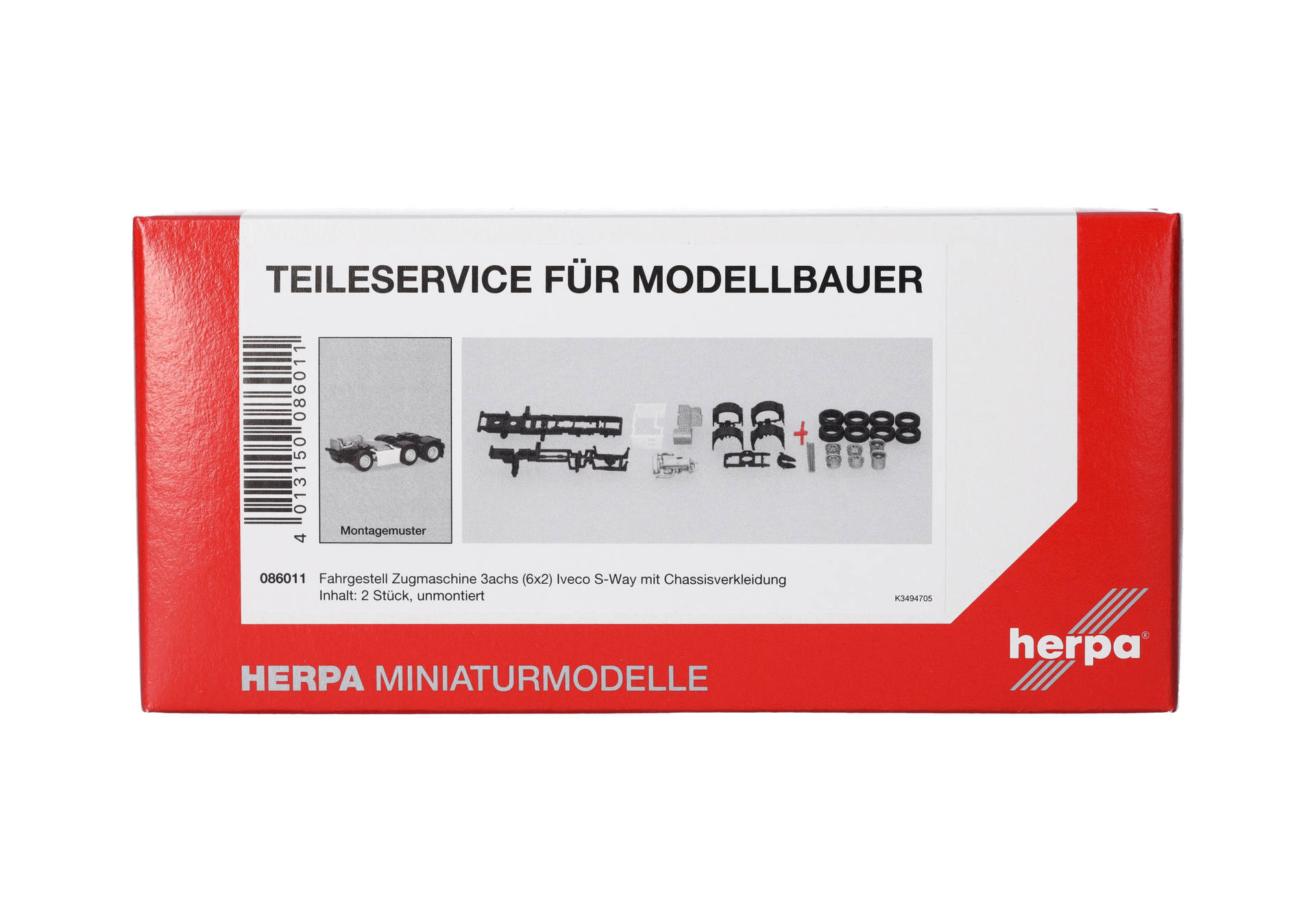 Teileservice: Fahrgestell Zugmaschine mit Chassisverkleidung 3achs (6x2) Iveco S-Way (2 Stück)