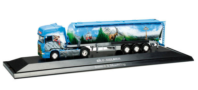 Scania R 09 TL silo semitrailer "Melmer / Sport", PC (A)