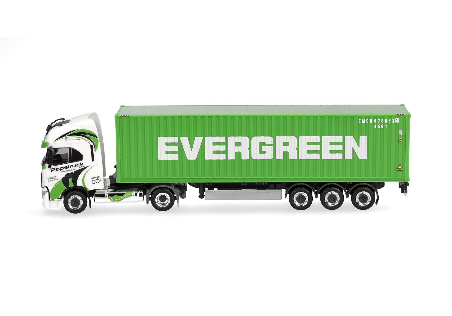 Iveco S-Way LNG 40ft. Container-Sattelzug "Rapstrucks / Evergreen"