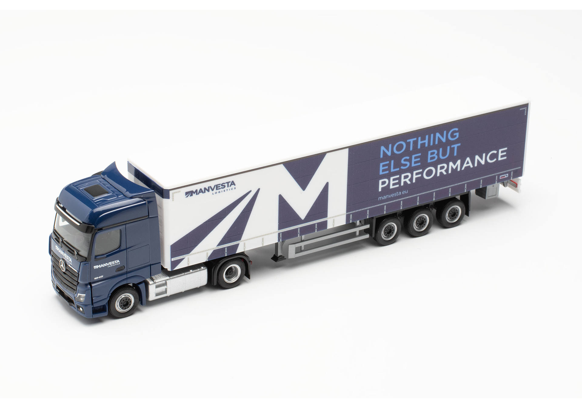 Mercedes-Benz Actros '18 L Bigspace curtain canvas semitrailer truck 'MANVESTA'