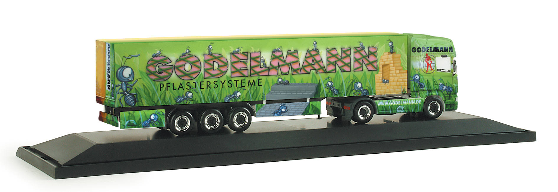 Scania R TL Schubboden-Sattelzug "Godelmann"