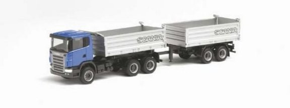 Scania R '04 (M) (R420) TandemKipper hanger train 3A/2A special box