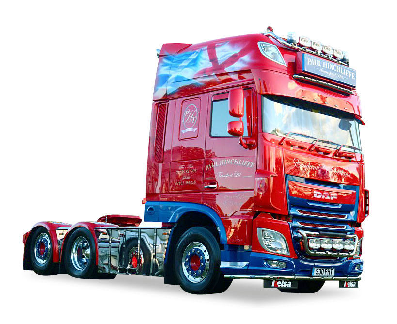 DAF XF Euro 6 6x2 Zugmaschine "Paul Hincliffe"