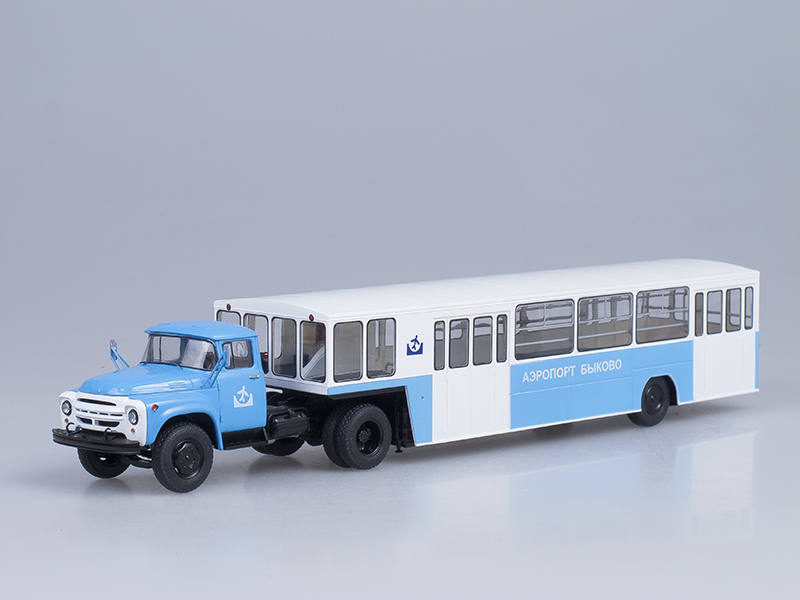 SSM: ZIL-130V1 with airport bus semitrailer APPA-4 Bykovo