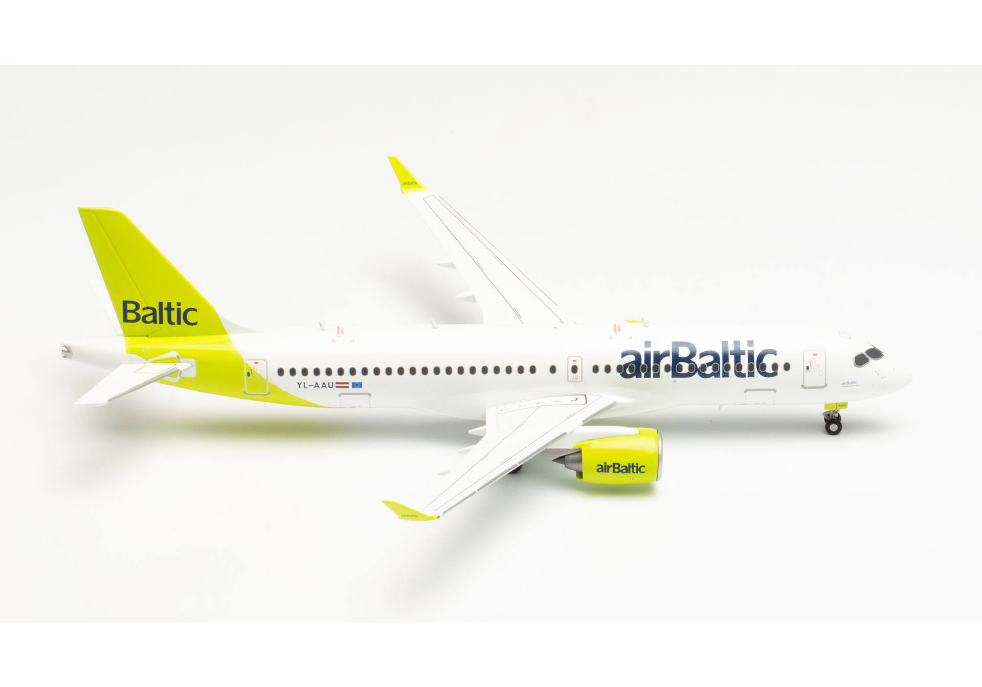 airBaltic Airbus A220-300 - new livery “100th A220” - YL-AAU