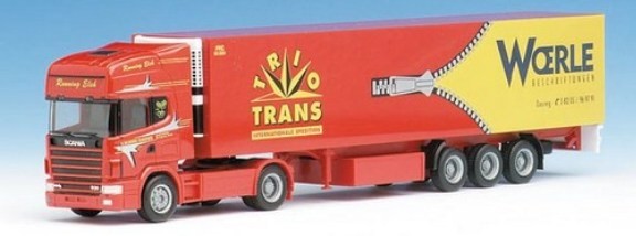Scania 144 TL cold suitcase saddle train 2A/3A