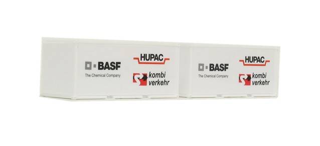 2x20ft. container set "BASF / Hupac"