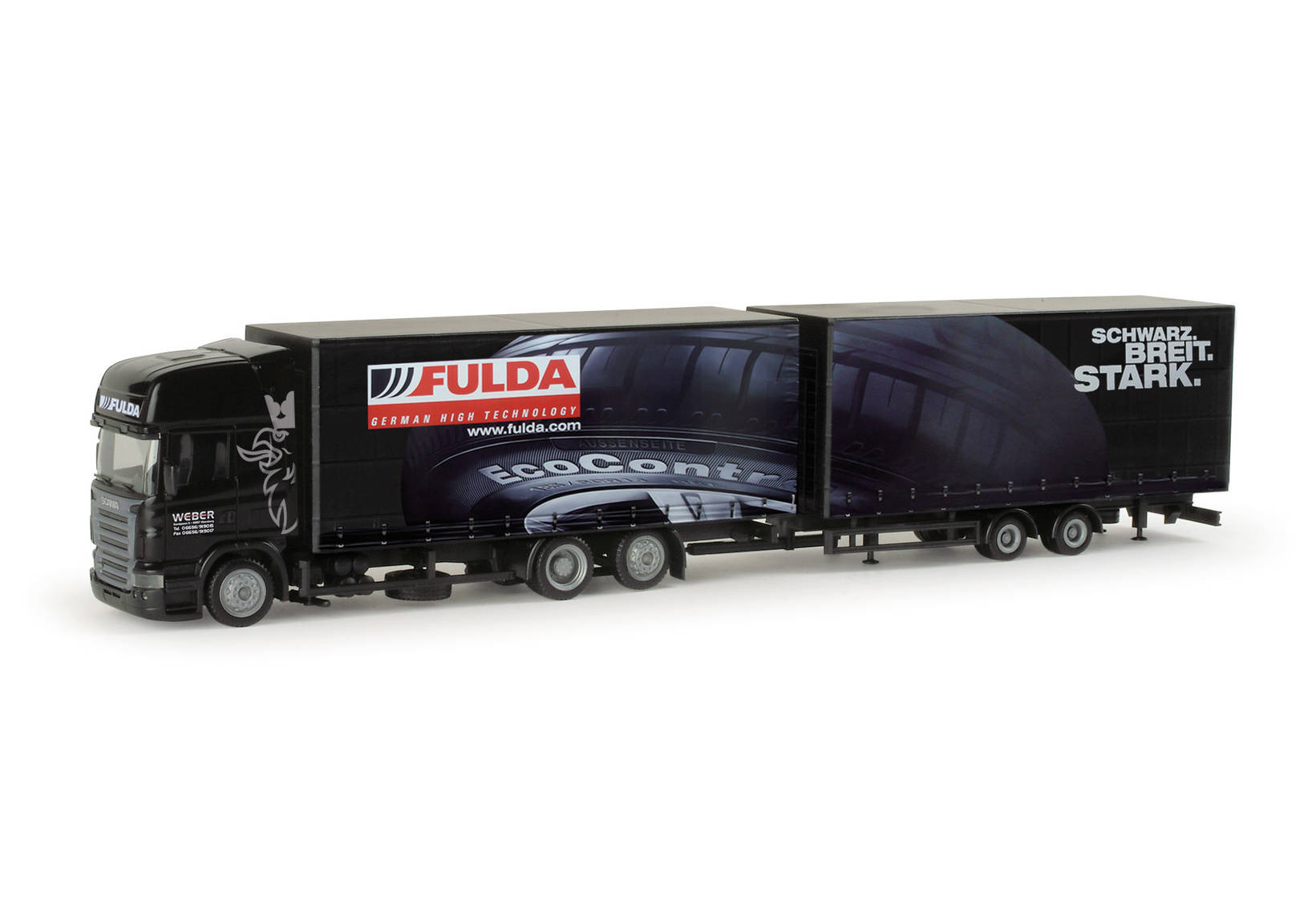 Scania R TL Volumen-Hängerzug "Fulda / Weber"