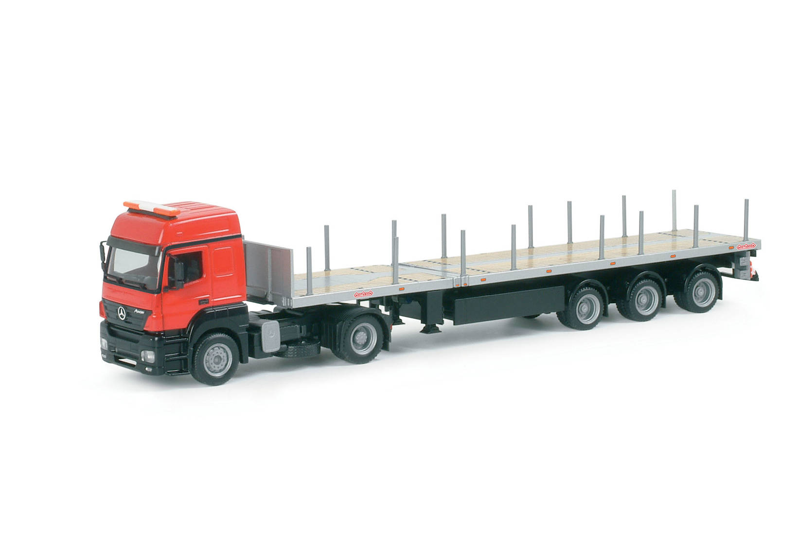 Mercedes-Benz Axor Nooteboom teletrailer semitrailer