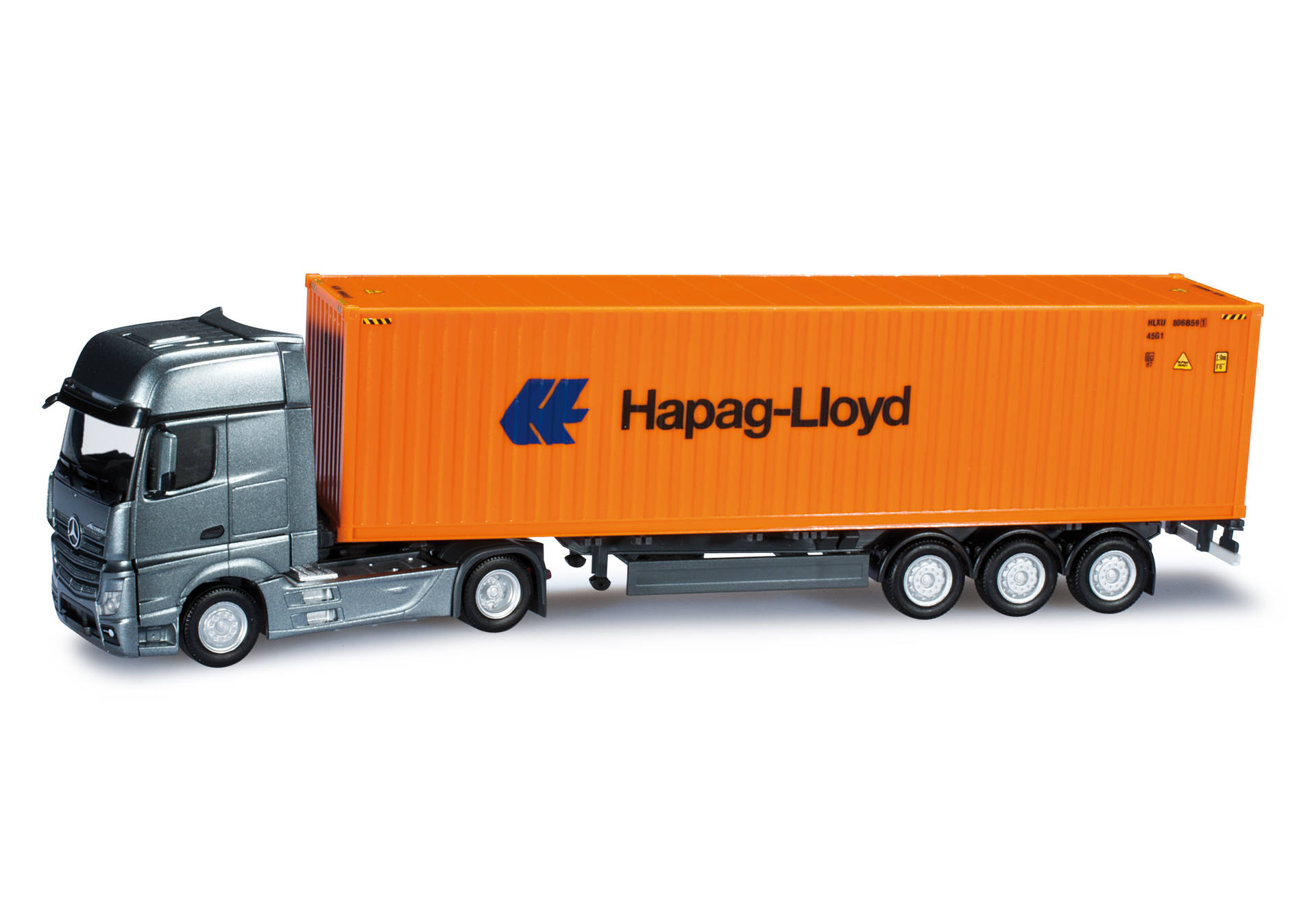 Mercedes-Benz Actros Gigaspace container semitrailer "Hapag Lloyd"