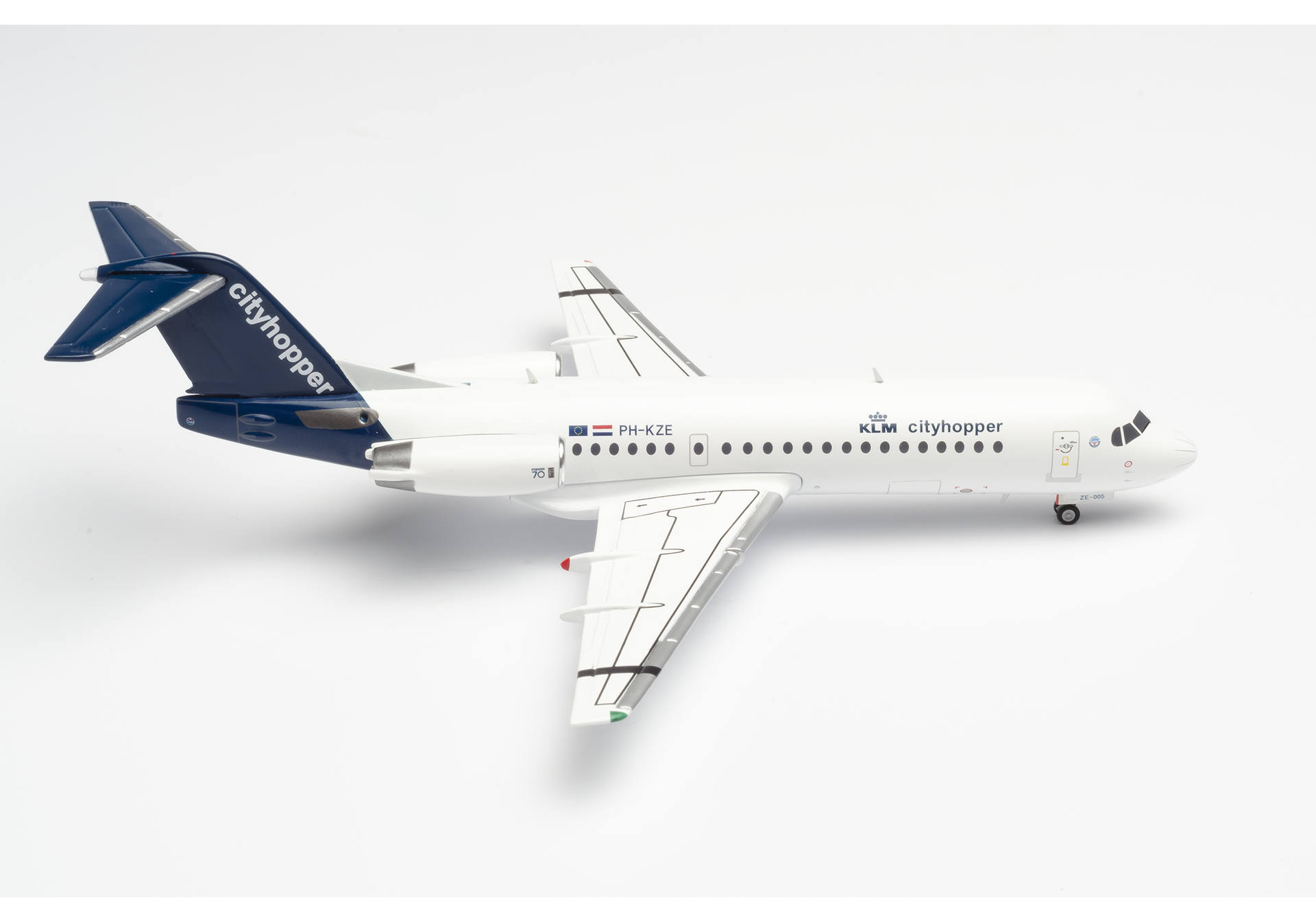KLM Cityhopper Fokker 70