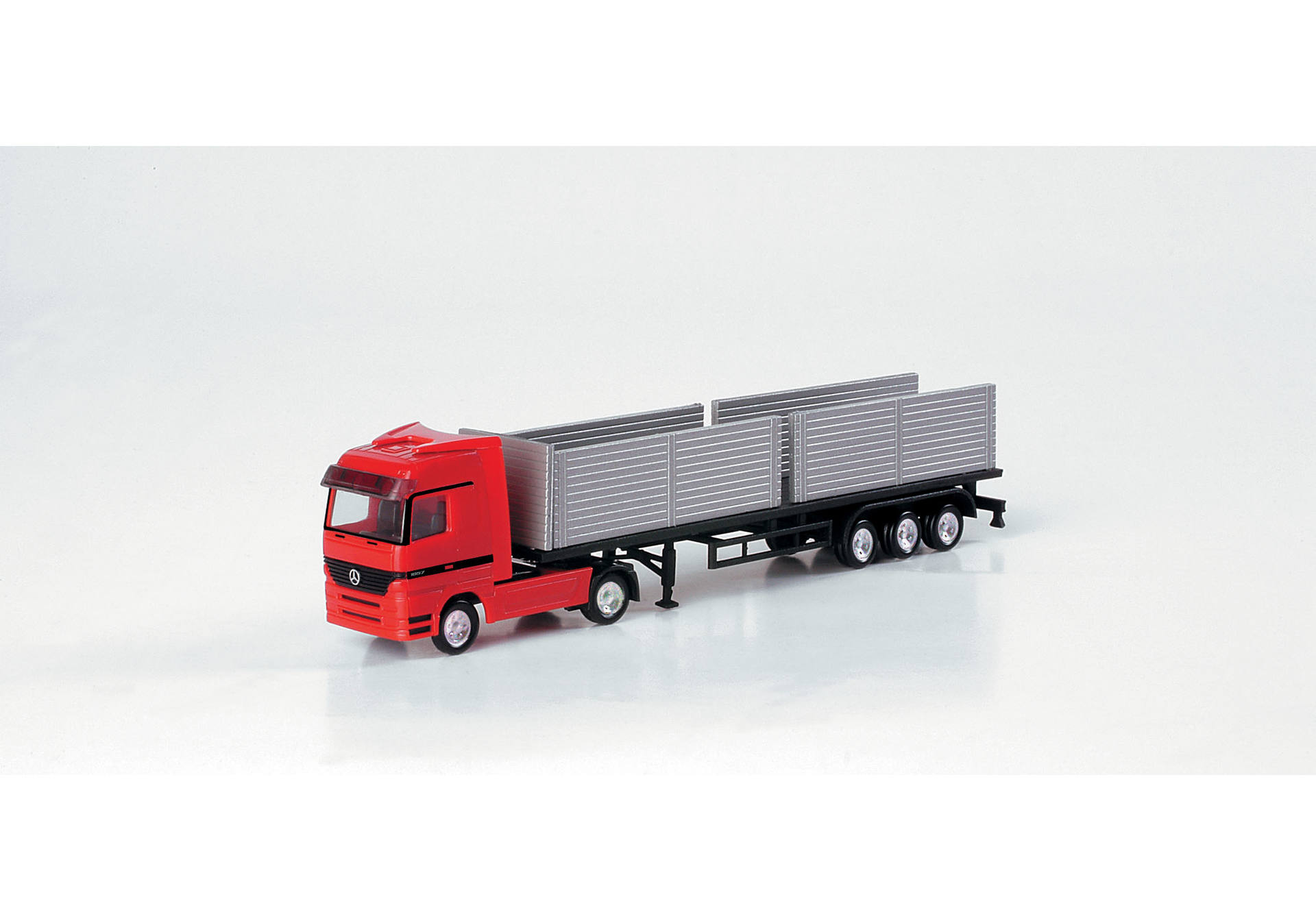 Mercedes-Benz Actros Flachbettsattelzug (Spur N, 1:160)