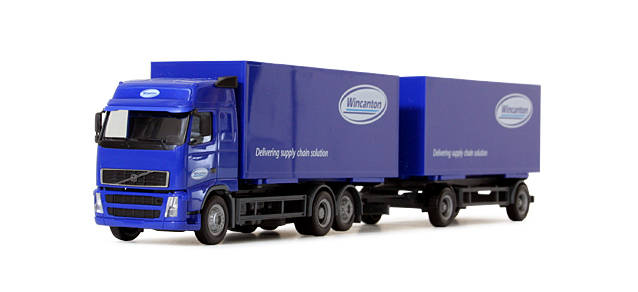 Volvo FH GL Wechselkoffer-Hängerzug "Wincanton"