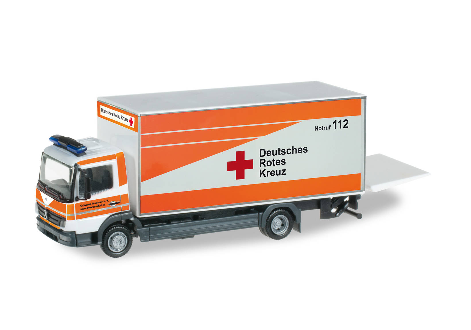 Mercedes-Benz Atego Koffer-LKW mit Ladebordwand "DRK Ortsverband Warendorf"