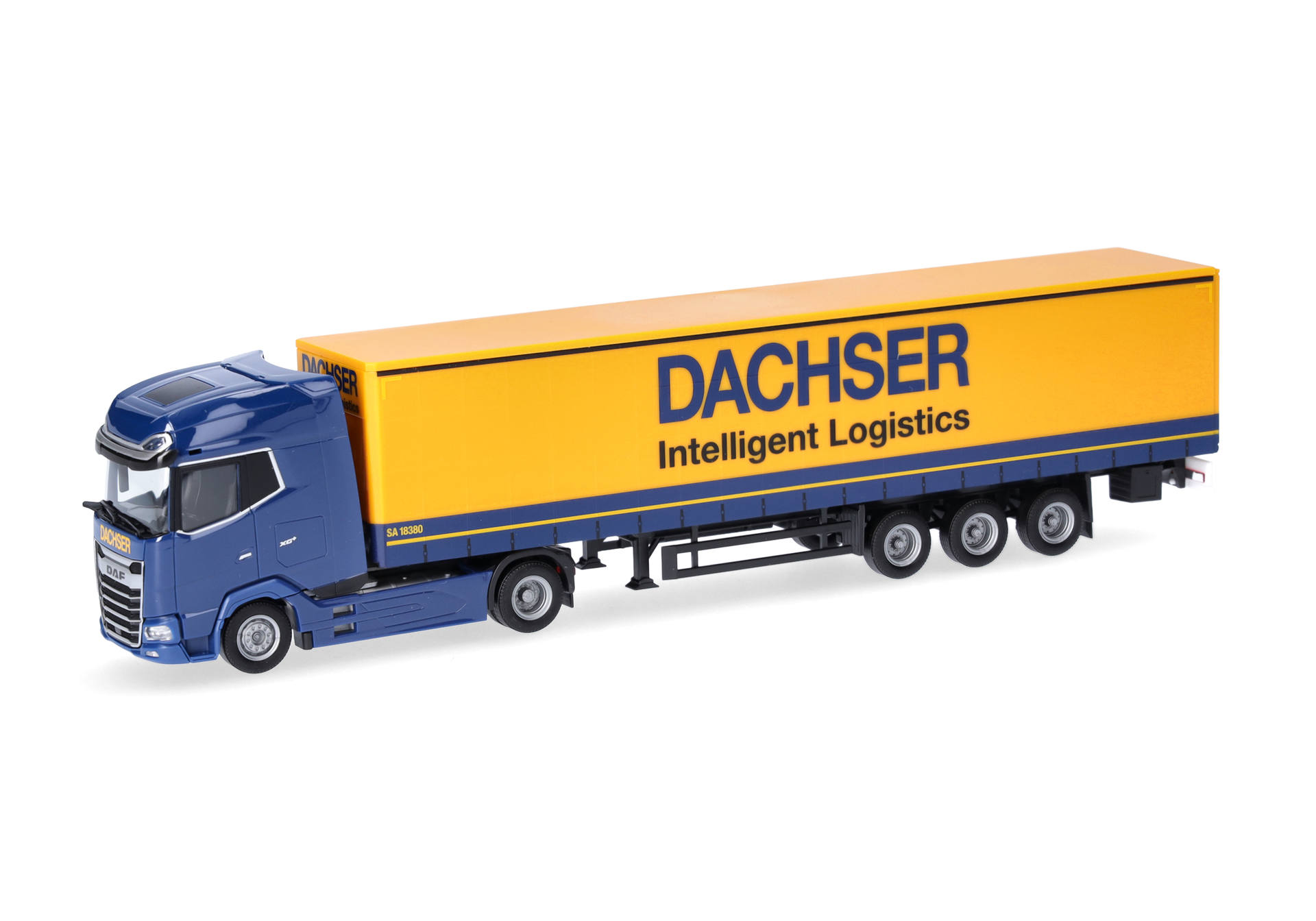 DAF XG+ Gardinenplanen-Sattelzug 2a/3a "Dachser - Intelligent Logistics"