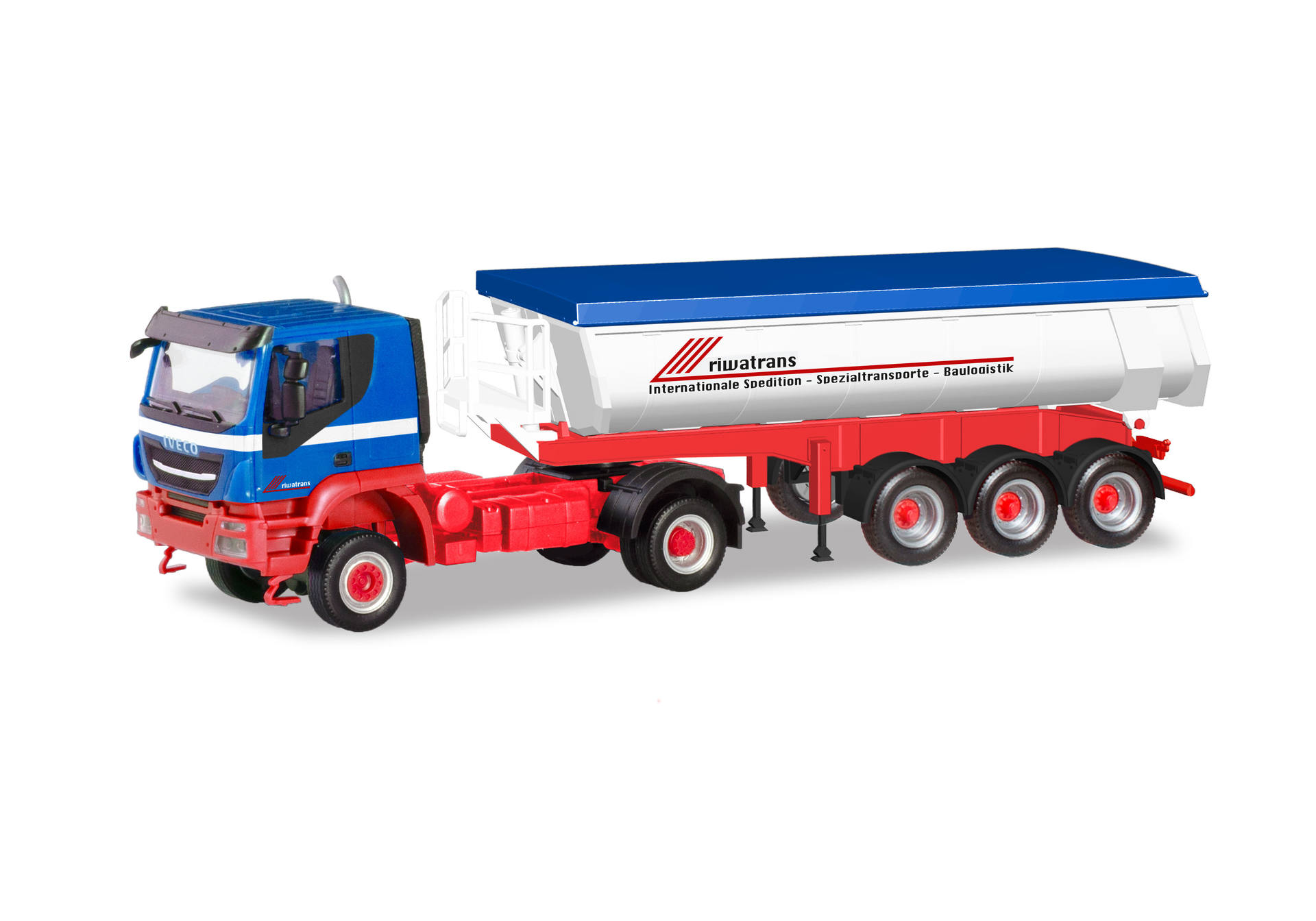 Iveco Trakker 4x4 Thermomulden-Sattelzug „Riwatrans“