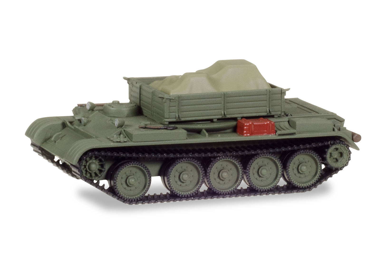 Werkstattpanzer T-54 with load under the canvas