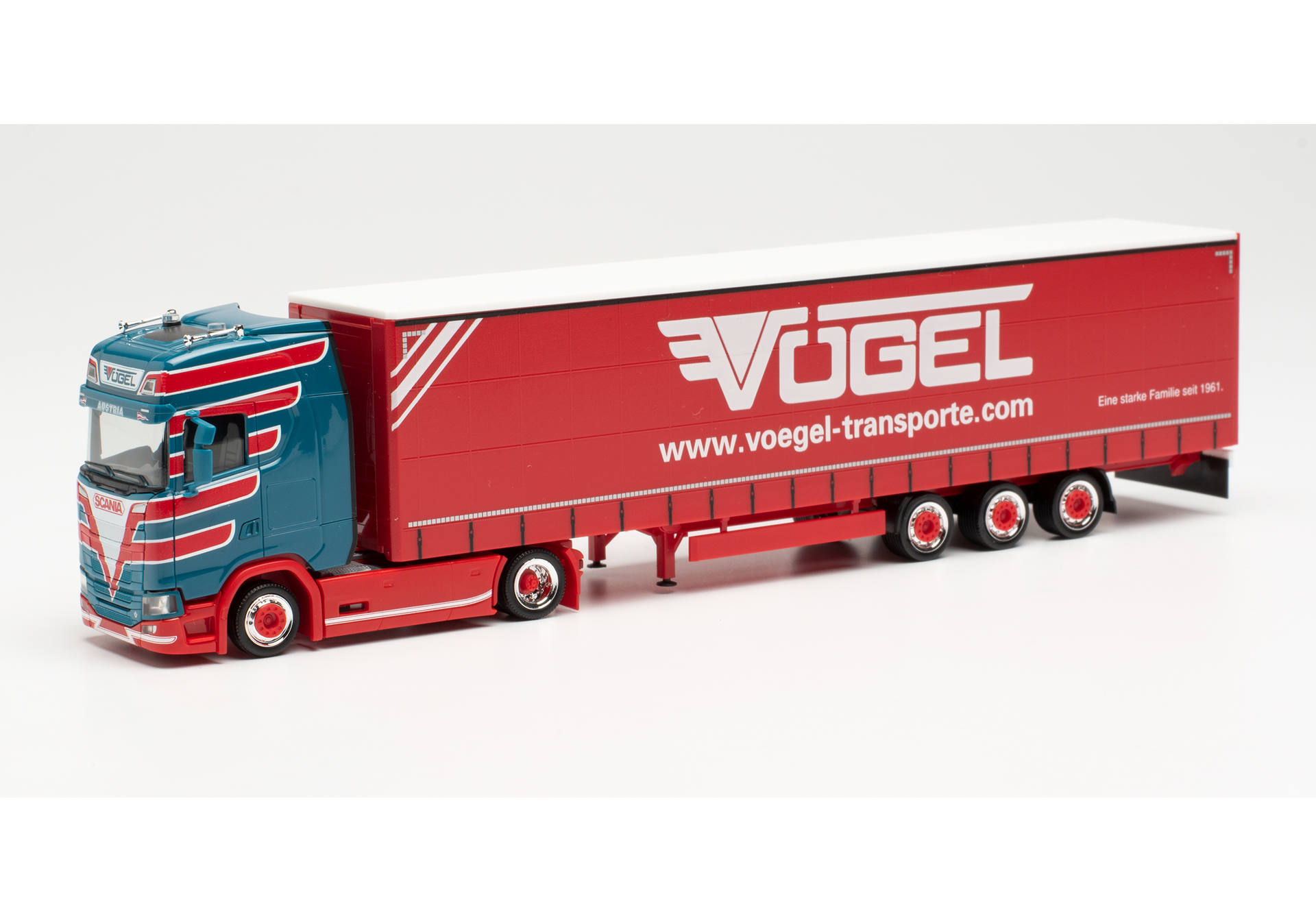 Scania CS 20 HD Lowliner-Sattelzug "Vögel"