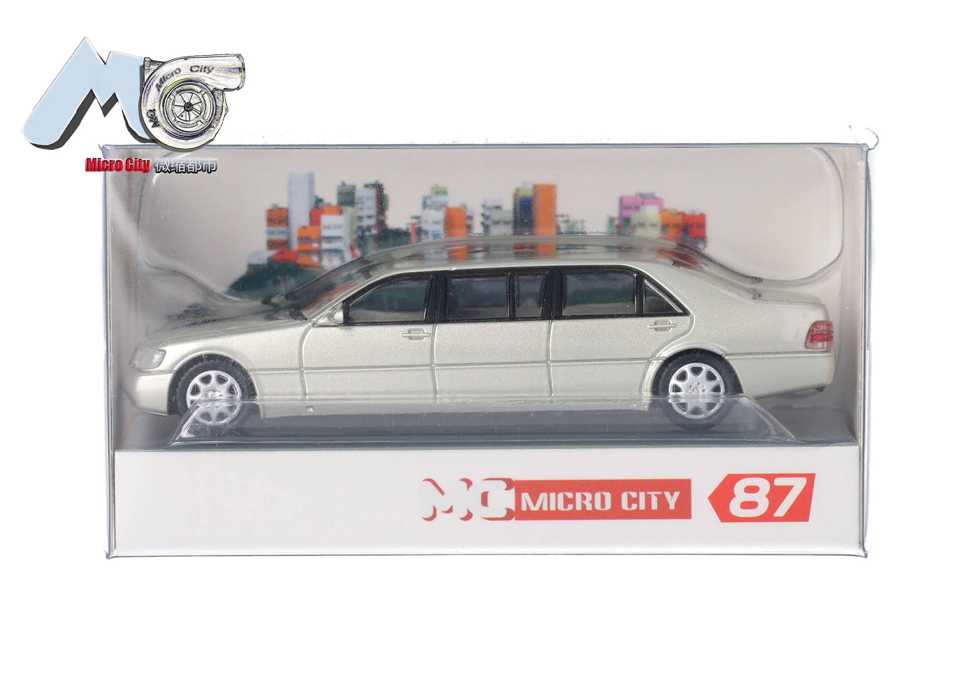 MicroCity: Mercedes-Benz S600 Pullman, champagne gold