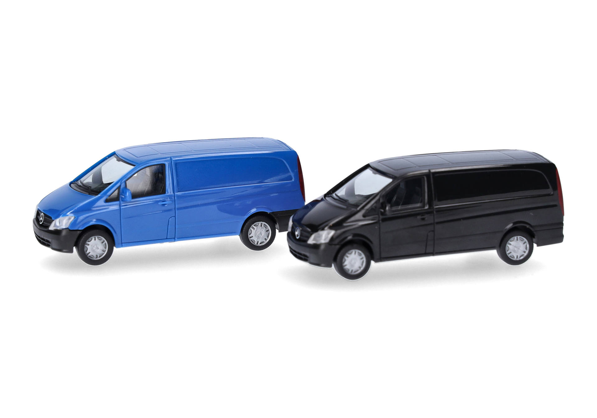 Van, Spielzeugauto, Miniatur, blau, schwarz